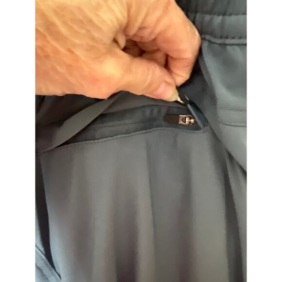 Eddie Bauer size 8 performance pants, gray zip pockets lined warmth, hiking - Picture 9 of 9